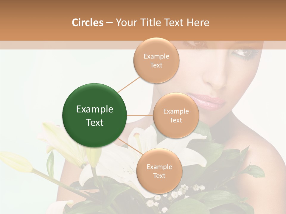 Pretty Girl Female PowerPoint Template