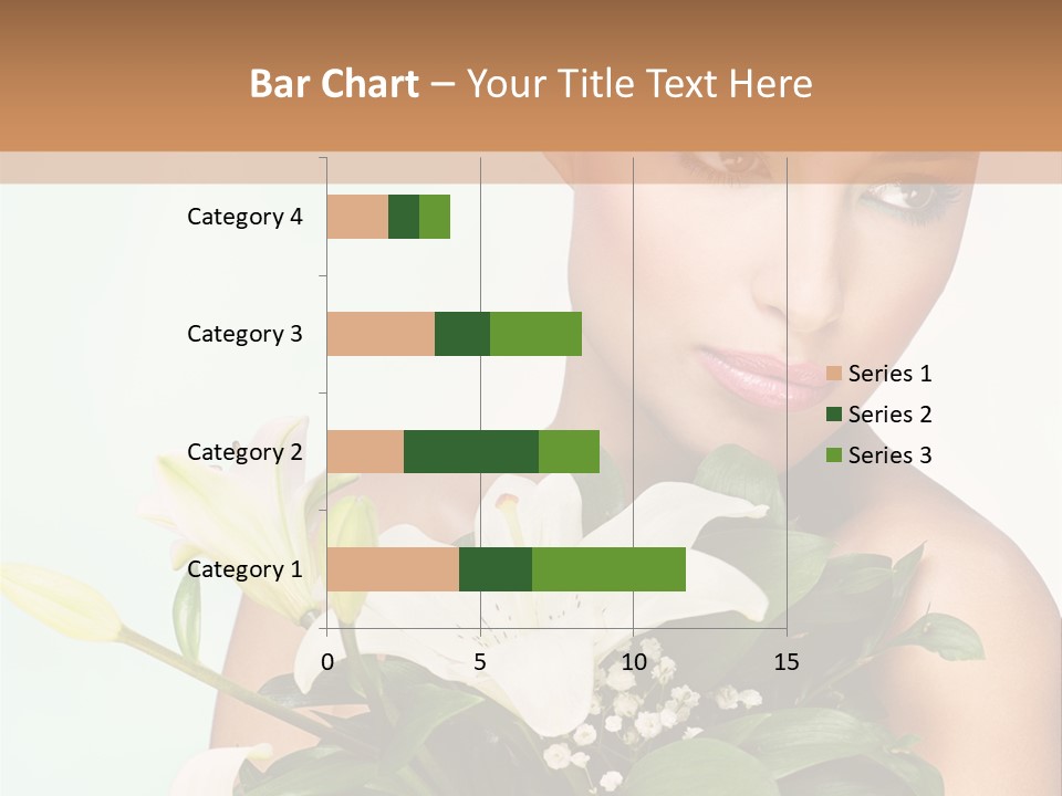 Pretty Girl Female PowerPoint Template