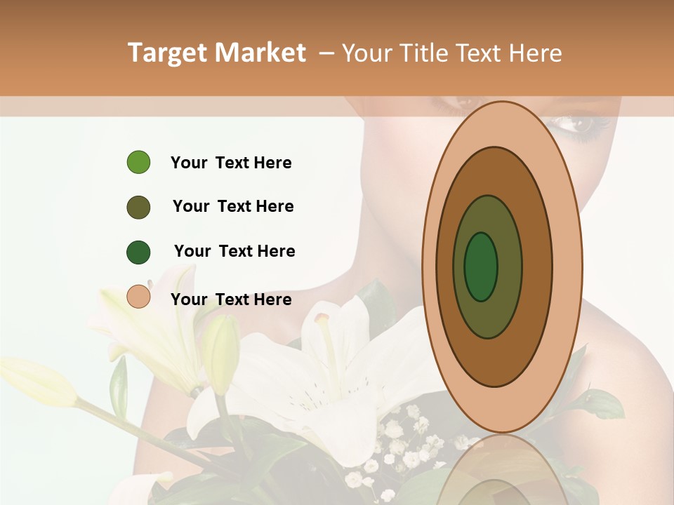 Pretty Girl Female PowerPoint Template