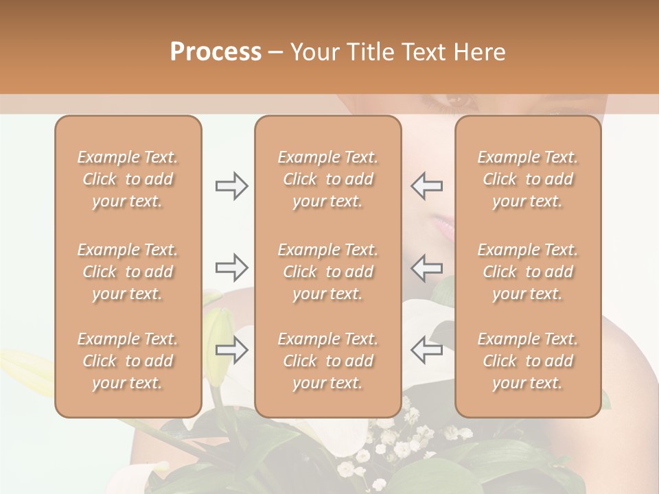 Pretty Girl Female PowerPoint Template