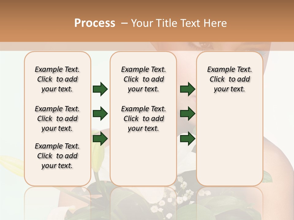 Pretty Girl Female PowerPoint Template