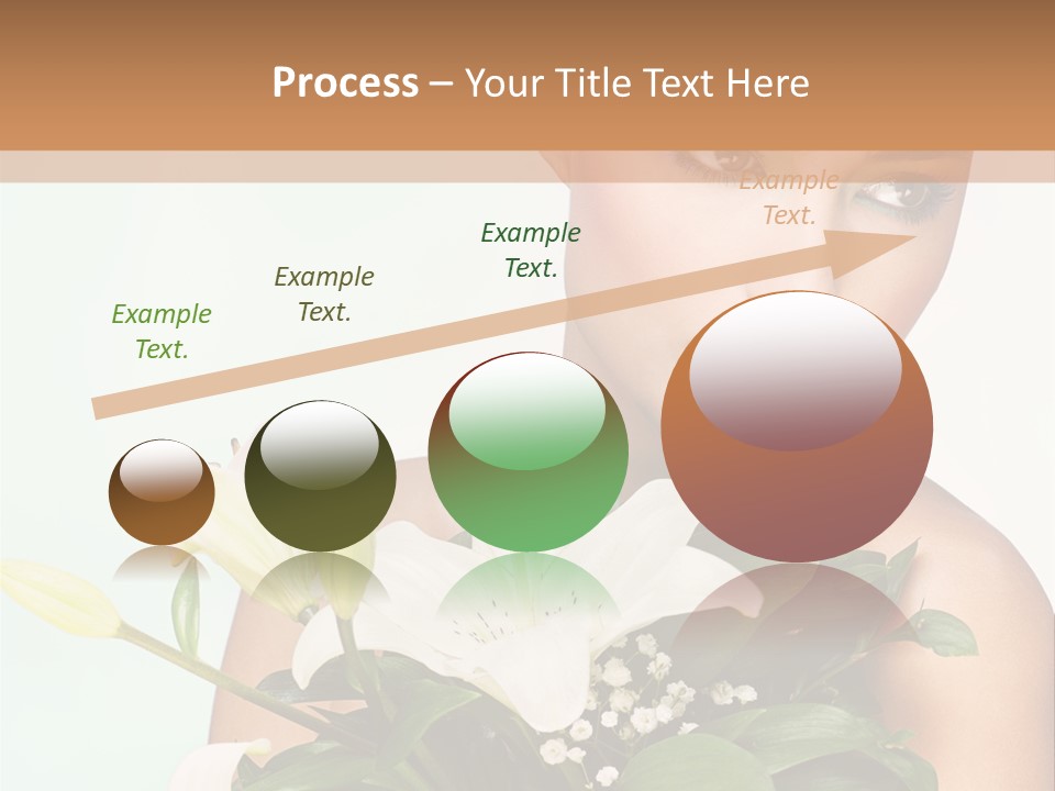 Pretty Girl Female PowerPoint Template