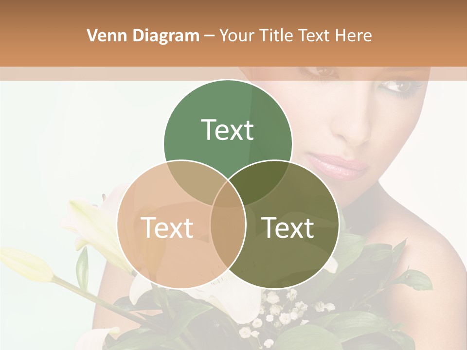 Pretty Girl Female PowerPoint Template