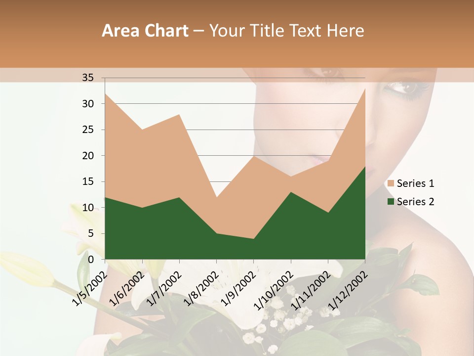 Pretty Girl Female PowerPoint Template