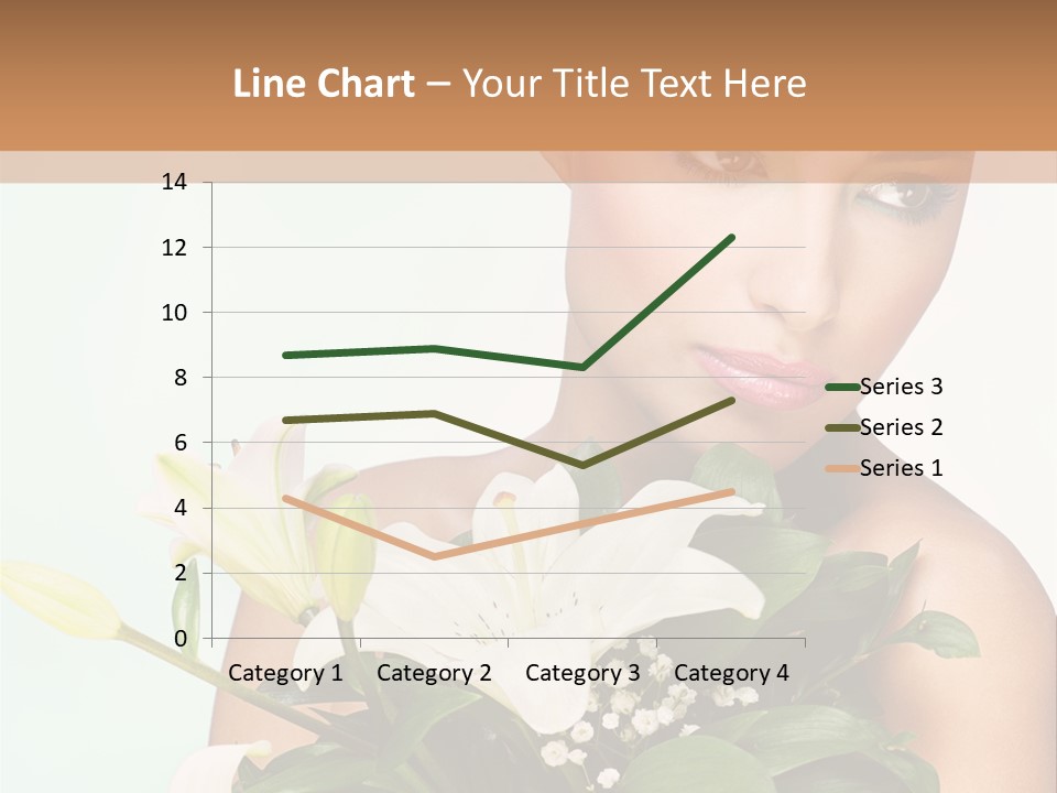 Pretty Girl Female PowerPoint Template