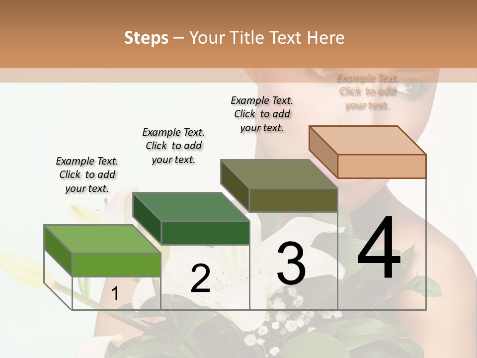 Pretty Girl Female PowerPoint Template