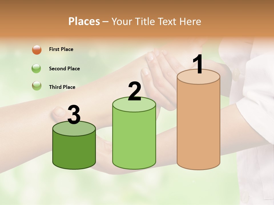 Skincare Masseuse Garden PowerPoint Template