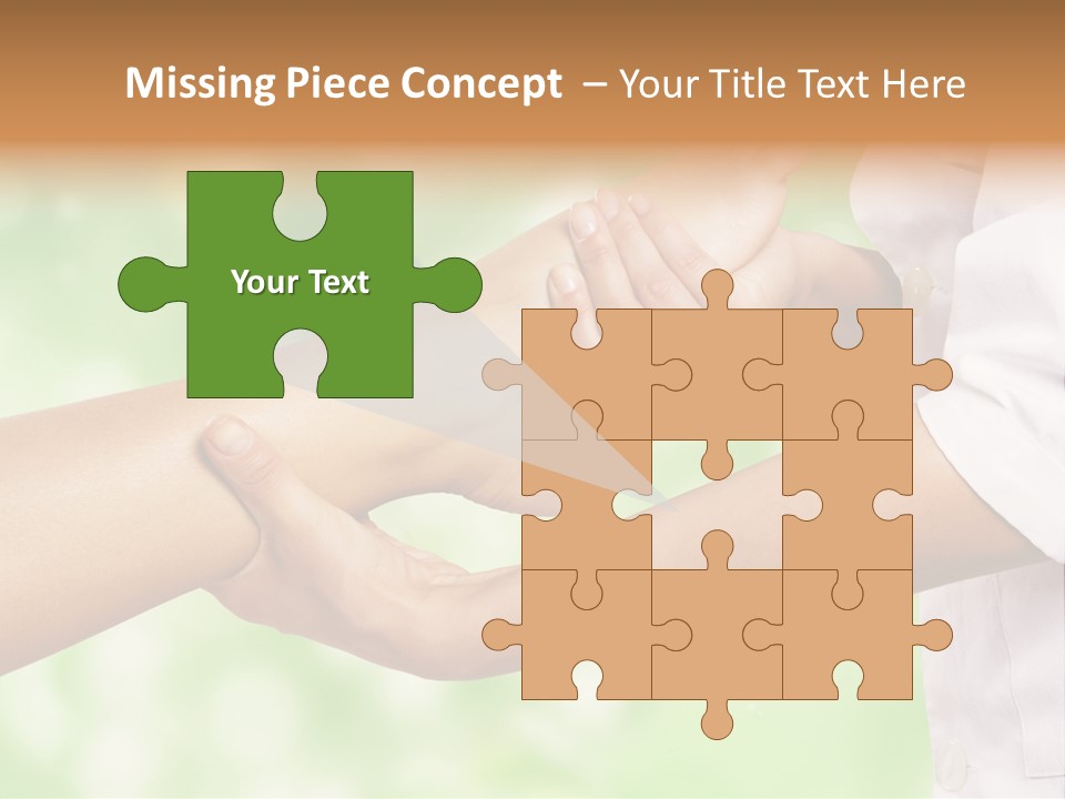 Skincare Masseuse Garden PowerPoint Template