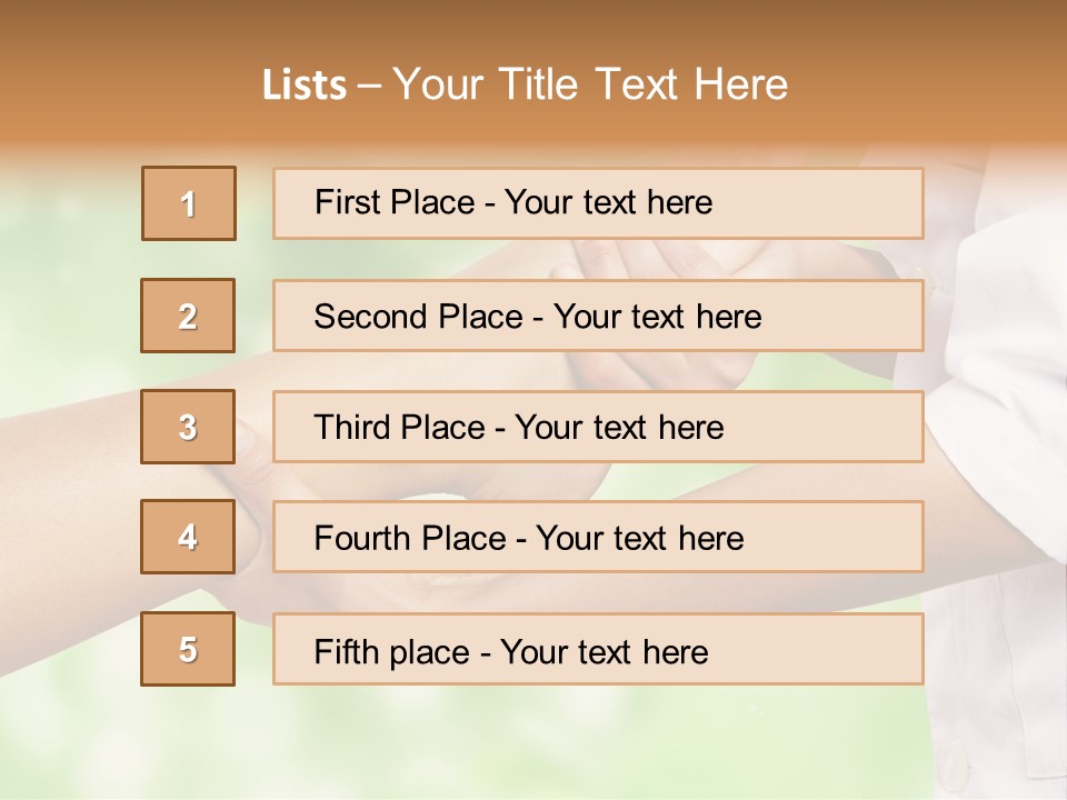 Skincare Masseuse Garden PowerPoint Template