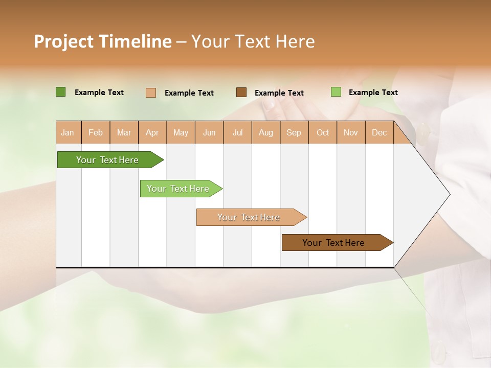 Skincare Masseuse Garden PowerPoint Template