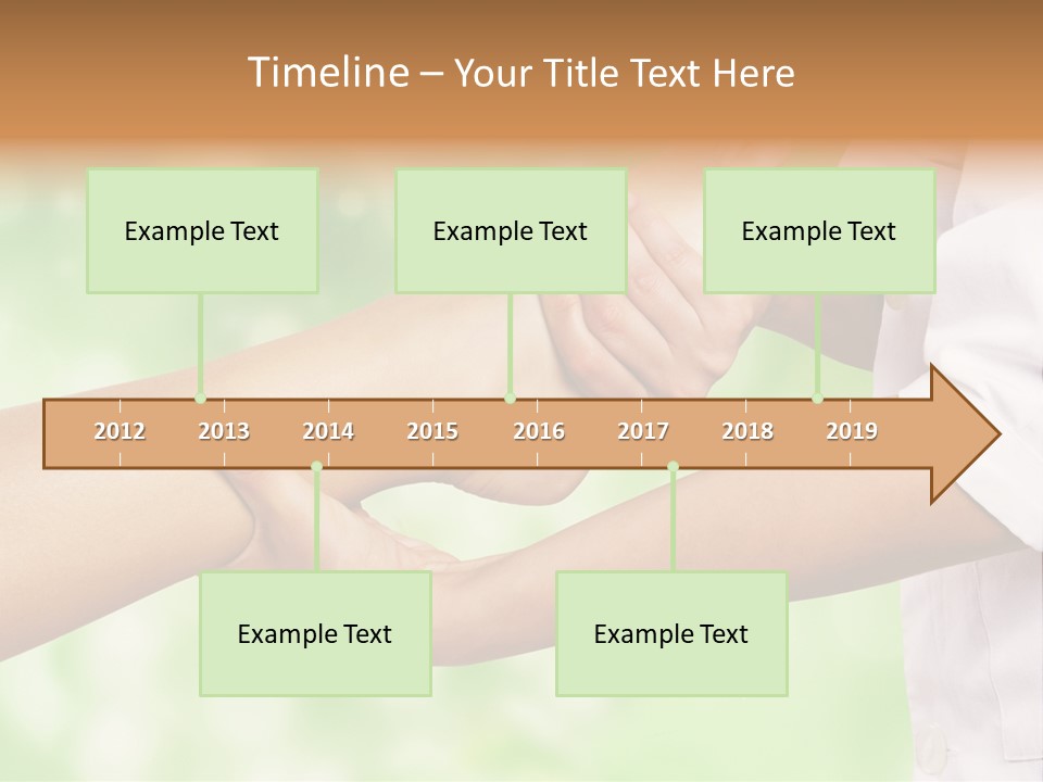 Skincare Masseuse Garden PowerPoint Template