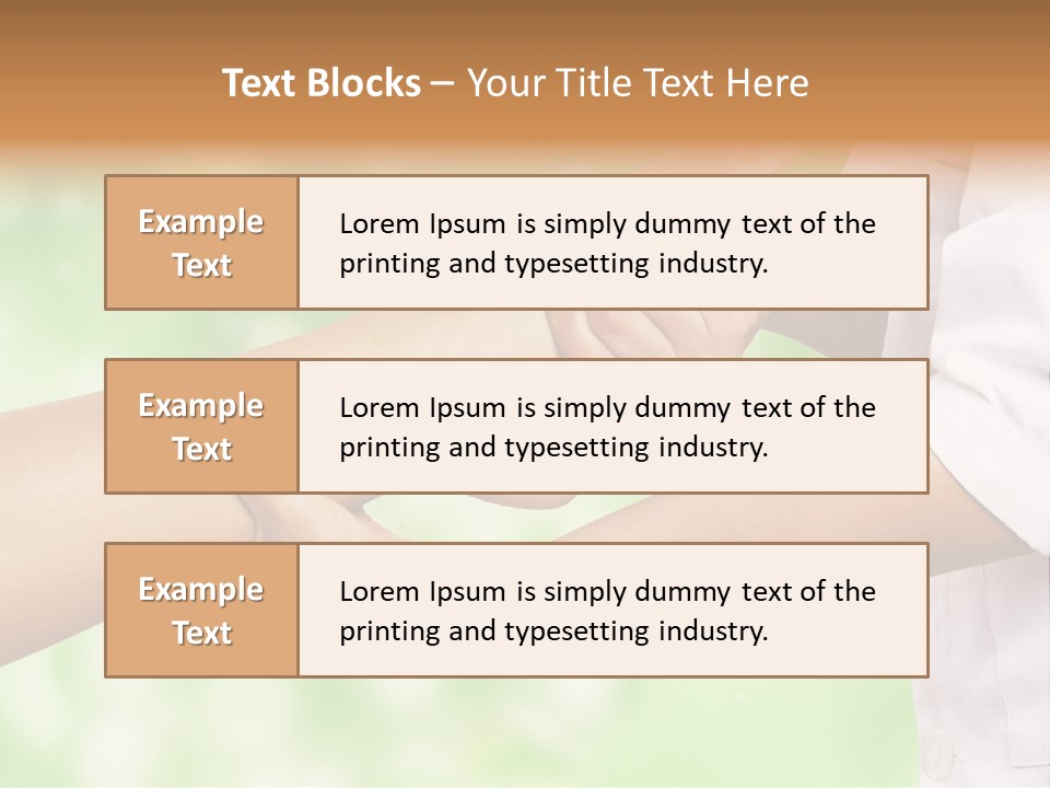 Skincare Masseuse Garden PowerPoint Template