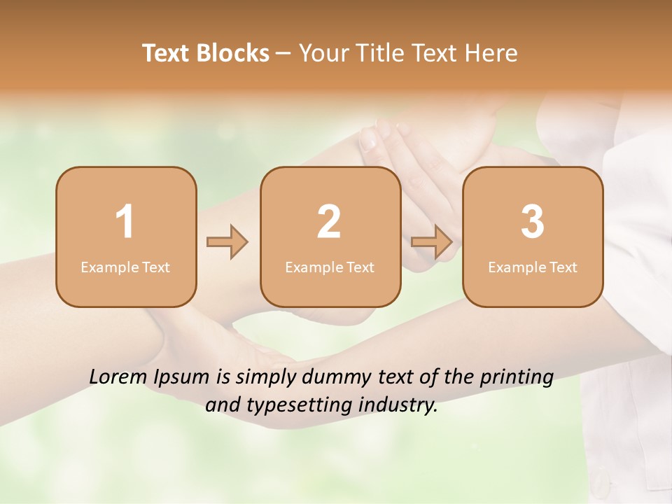 Skincare Masseuse Garden PowerPoint Template