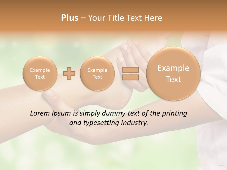 Skincare Masseuse Garden PowerPoint Template