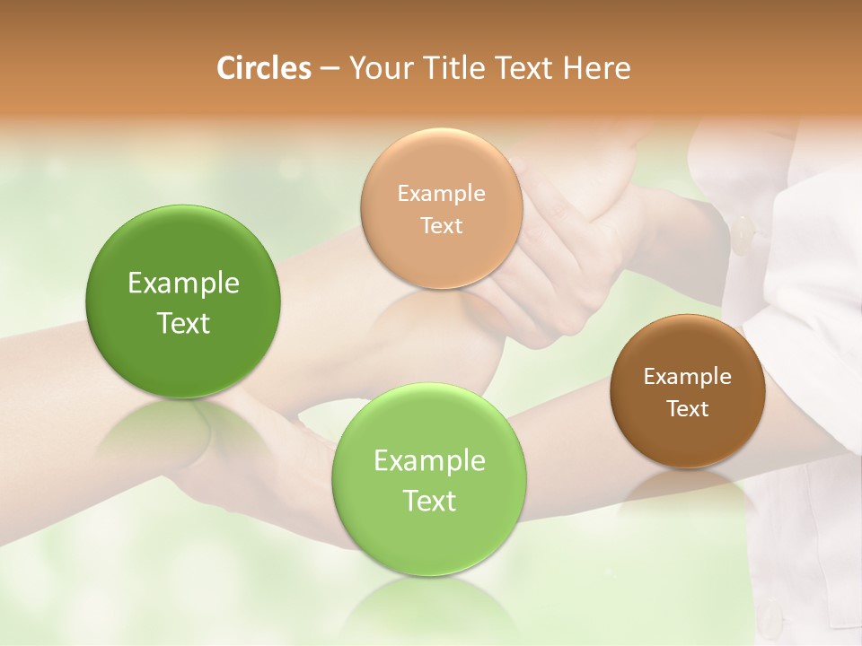 Skincare Masseuse Garden PowerPoint Template