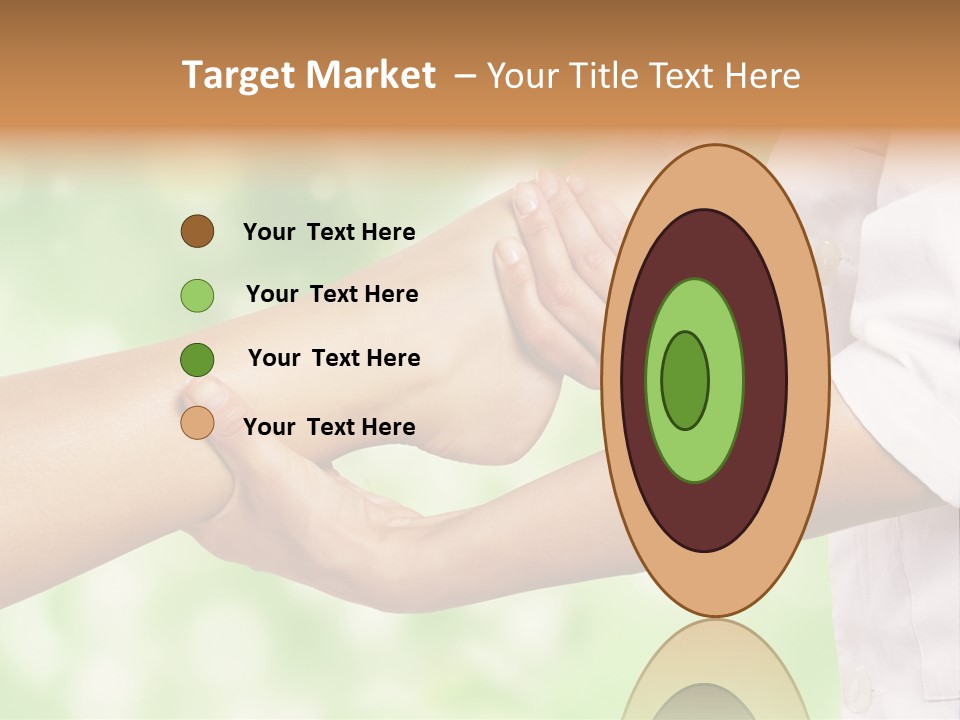 Skincare Masseuse Garden PowerPoint Template