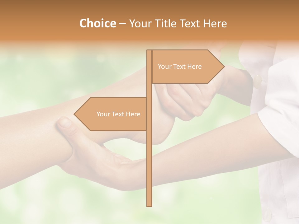 Skincare Masseuse Garden PowerPoint Template