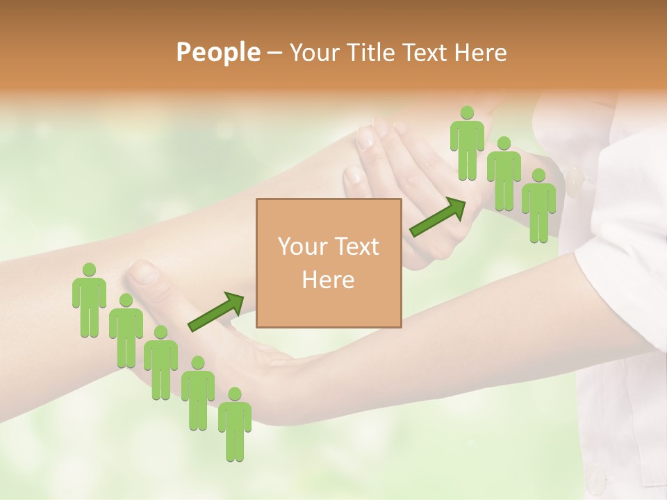 Skincare Masseuse Garden PowerPoint Template