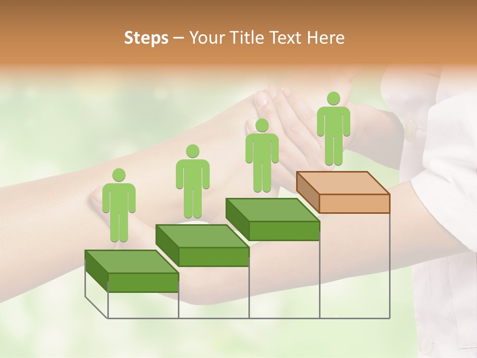 Skincare Masseuse Garden PowerPoint Template