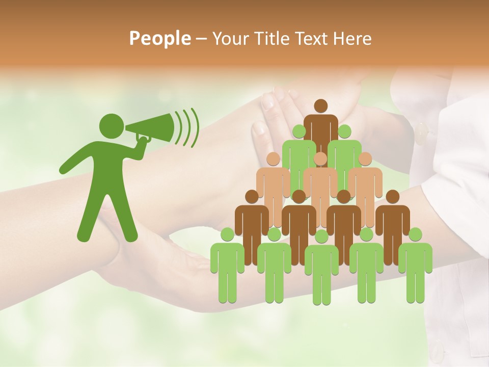 Skincare Masseuse Garden PowerPoint Template