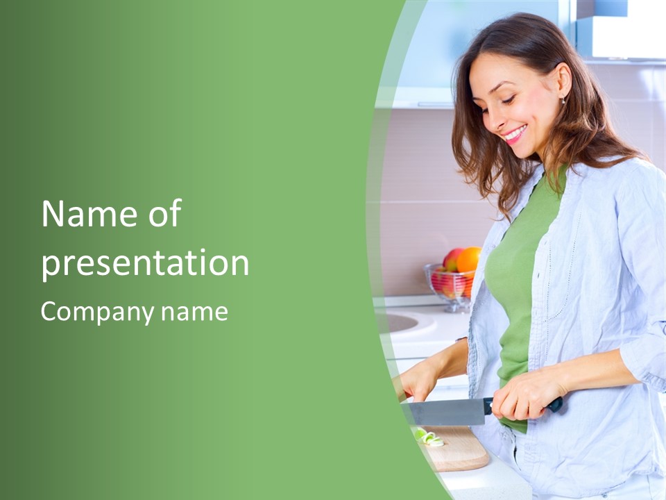 Funny Nutrition Cooking PowerPoint Template