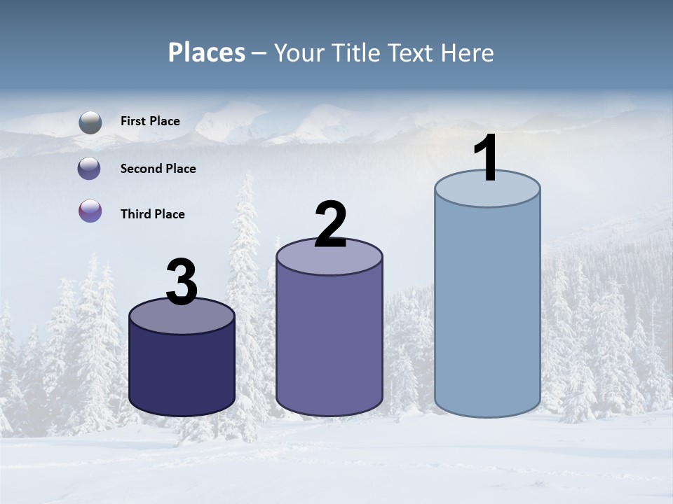 Illumination Beauty Ice PowerPoint Template