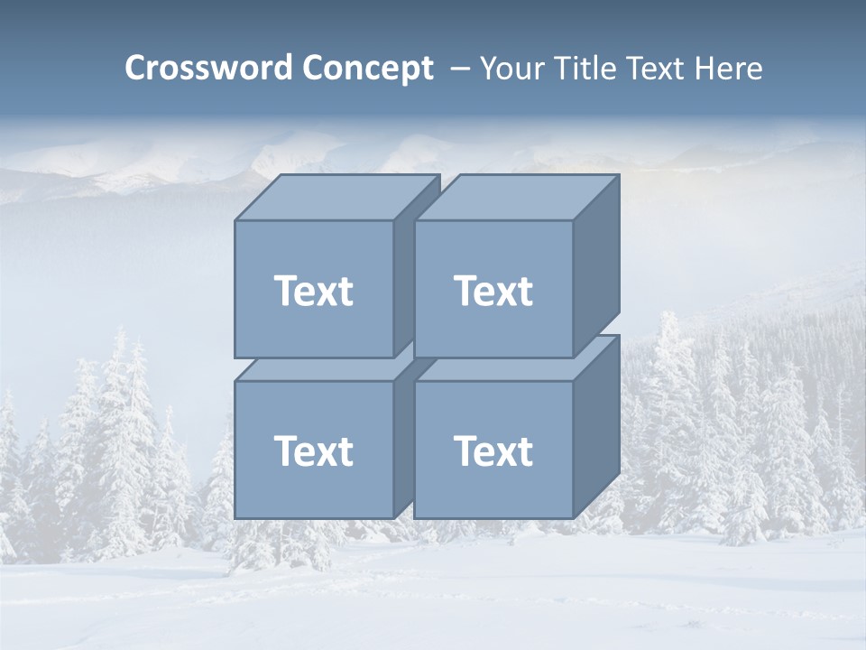 Illumination Beauty Ice PowerPoint Template