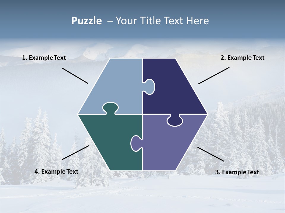 Illumination Beauty Ice PowerPoint Template