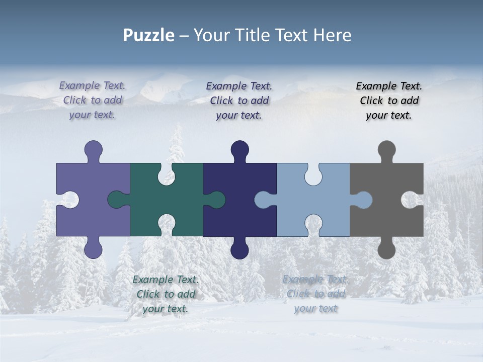 Illumination Beauty Ice PowerPoint Template