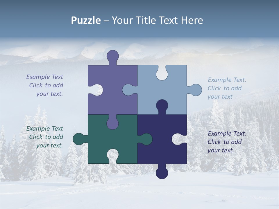 Illumination Beauty Ice PowerPoint Template