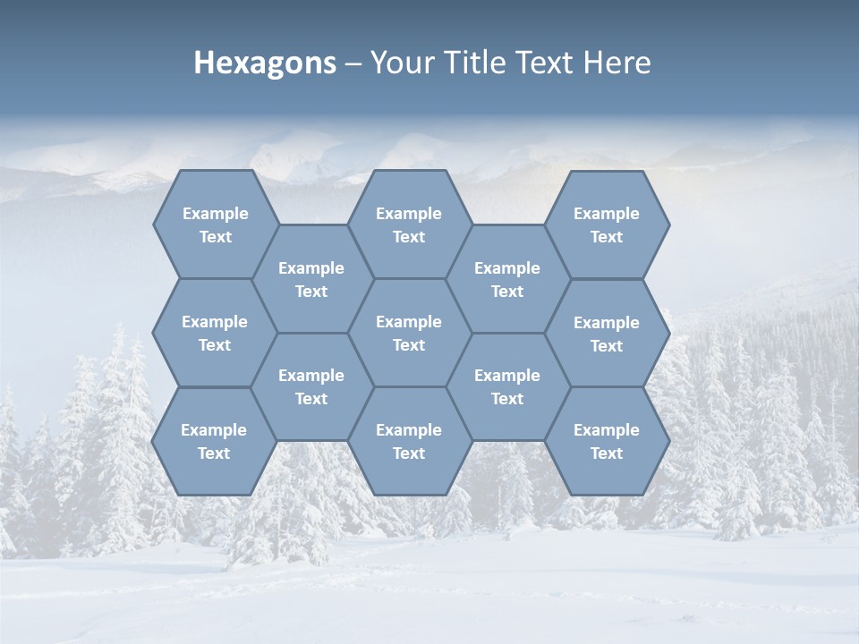 Illumination Beauty Ice PowerPoint Template