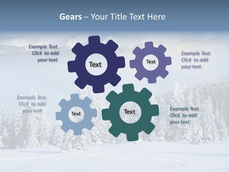 Illumination Beauty Ice PowerPoint Template