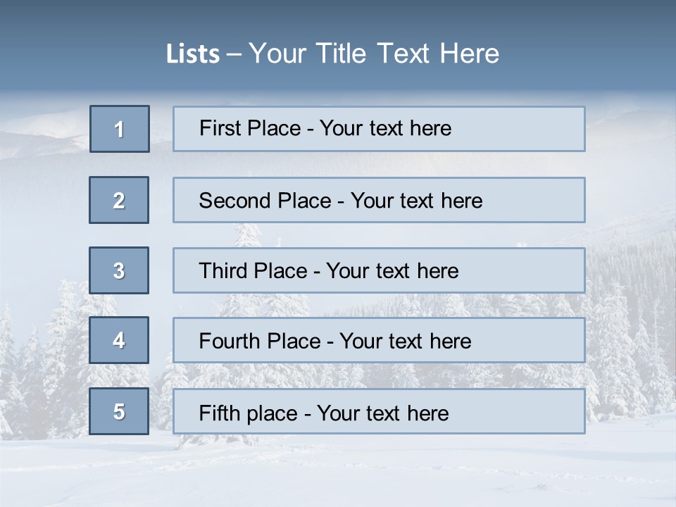 Illumination Beauty Ice PowerPoint Template