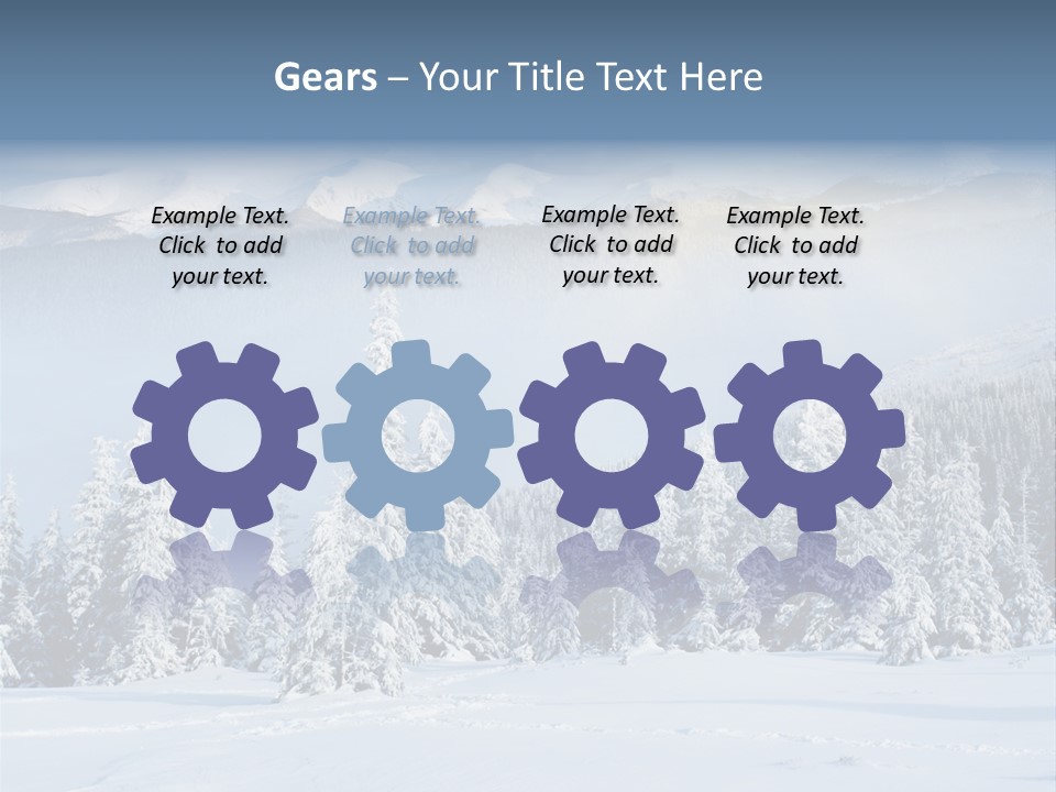 Illumination Beauty Ice PowerPoint Template