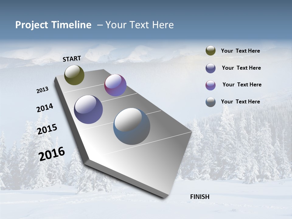 Illumination Beauty Ice PowerPoint Template