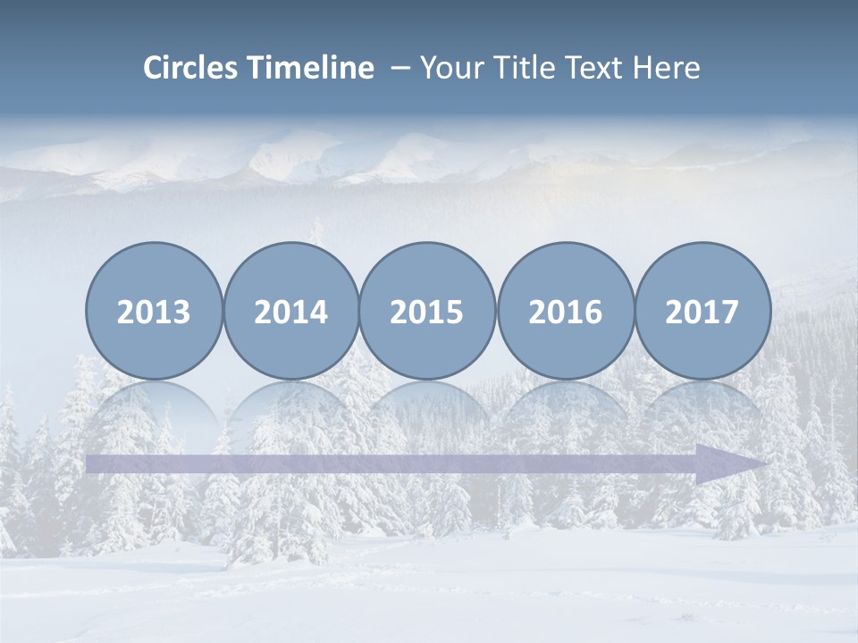 Illumination Beauty Ice PowerPoint Template