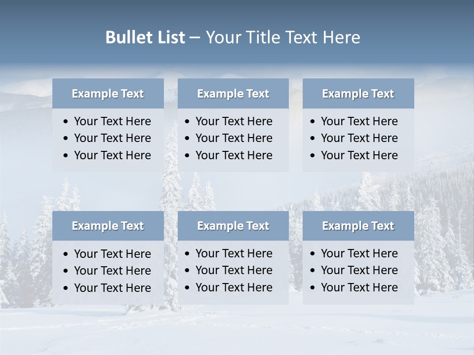 Illumination Beauty Ice PowerPoint Template