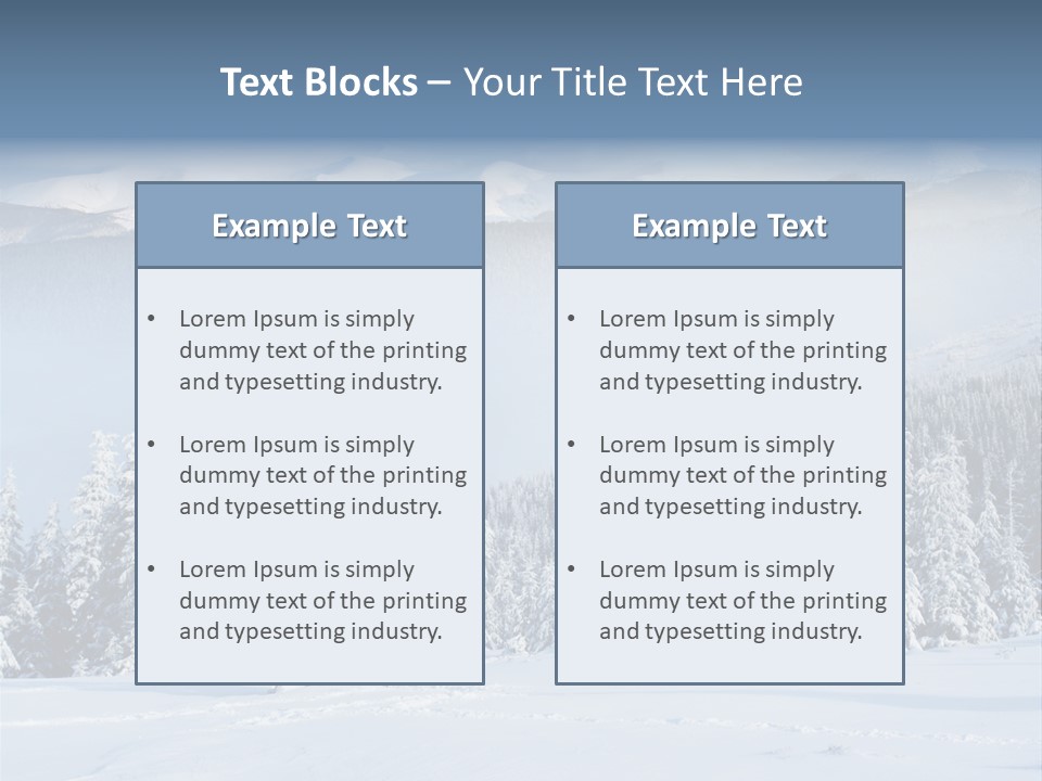 Illumination Beauty Ice PowerPoint Template