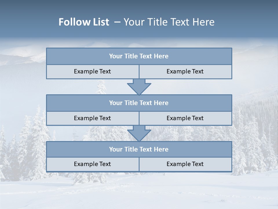 Illumination Beauty Ice PowerPoint Template