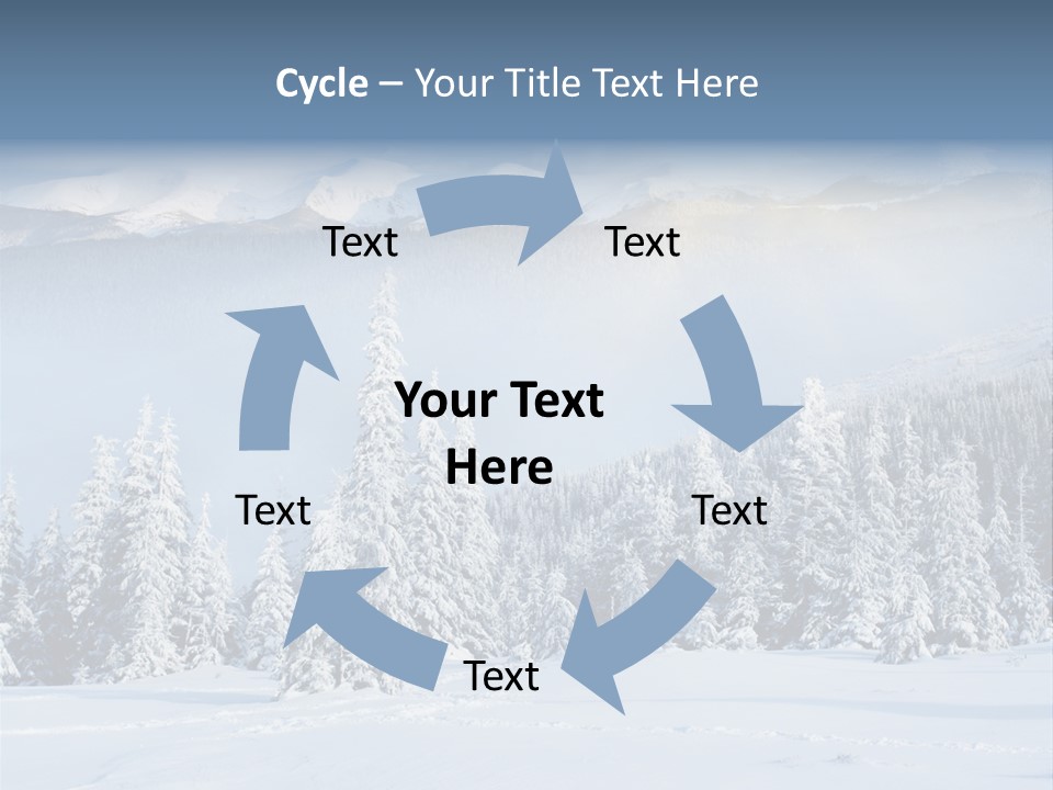 Illumination Beauty Ice PowerPoint Template