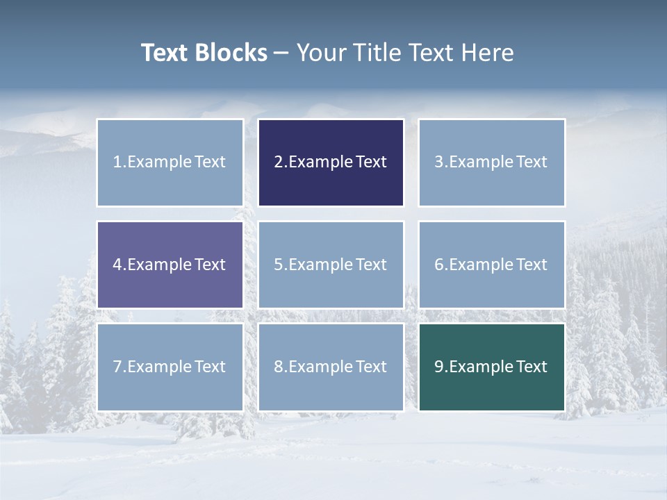 Illumination Beauty Ice PowerPoint Template