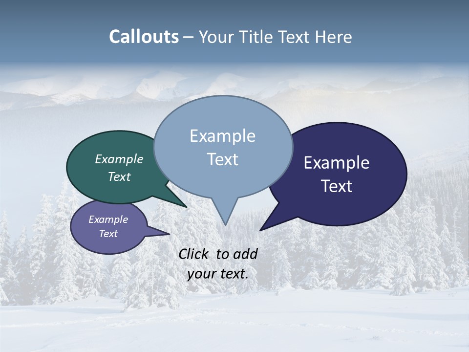 Illumination Beauty Ice PowerPoint Template