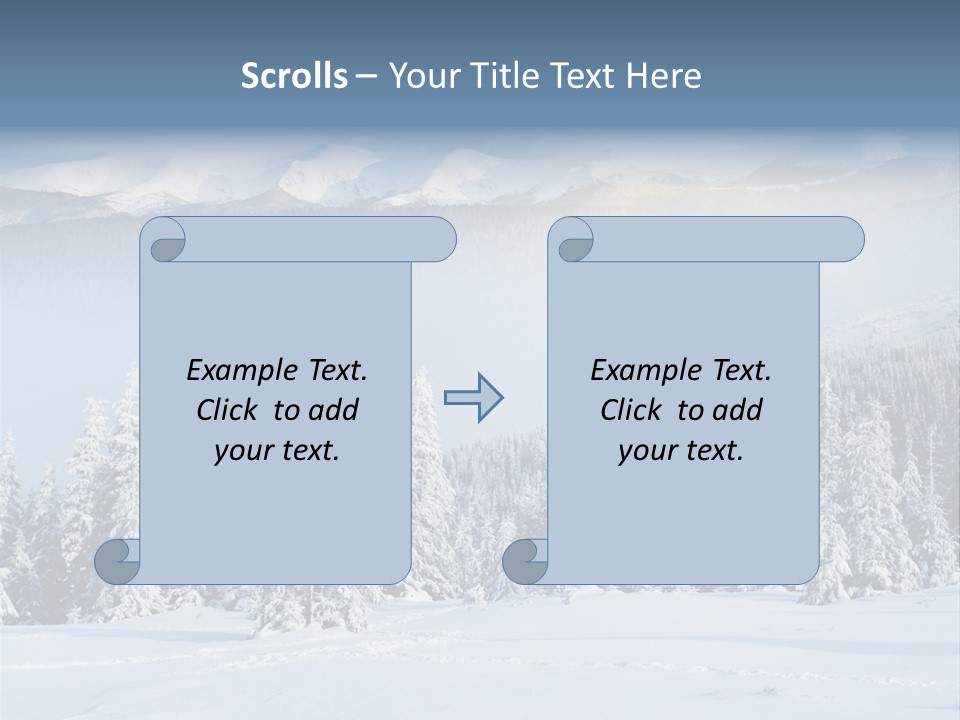Illumination Beauty Ice PowerPoint Template