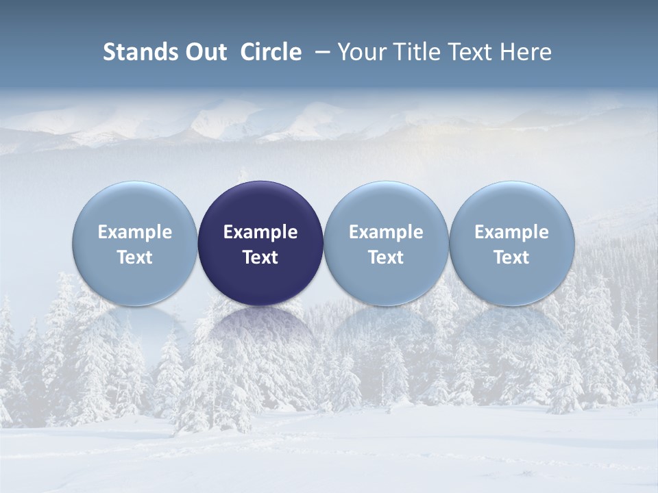 Illumination Beauty Ice PowerPoint Template