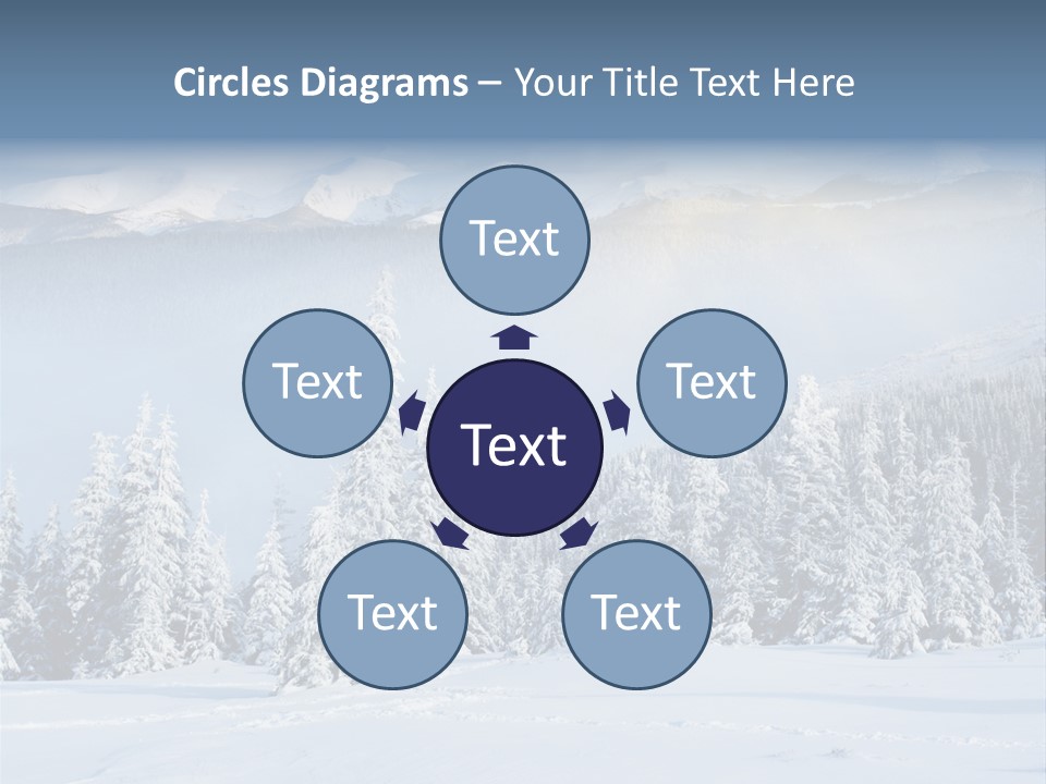 Illumination Beauty Ice PowerPoint Template