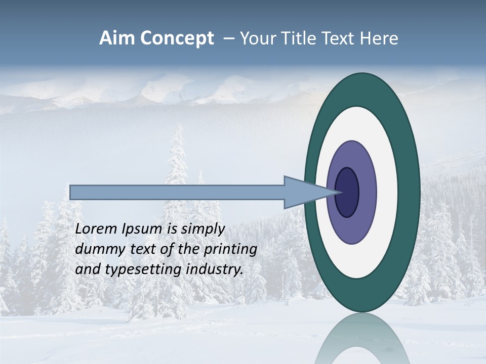 Illumination Beauty Ice PowerPoint Template