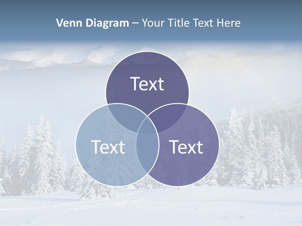 Illumination Beauty Ice PowerPoint Template