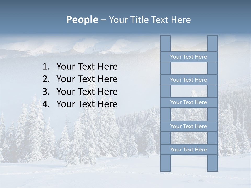 Illumination Beauty Ice PowerPoint Template