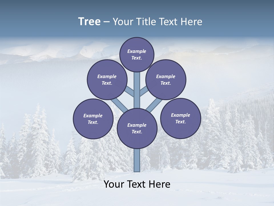 Illumination Beauty Ice PowerPoint Template