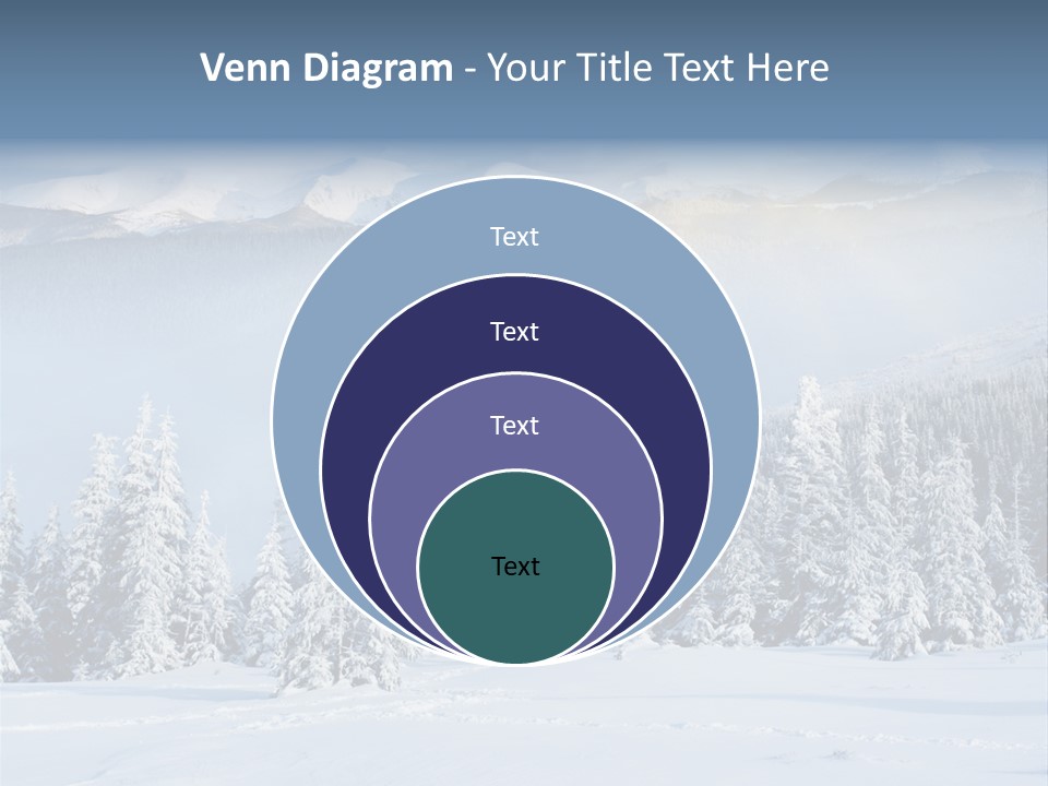 Illumination Beauty Ice PowerPoint Template
